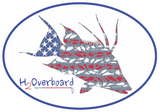 American Hogfish Oval Sticker