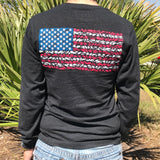 American Flag Long Sleeve Shirt