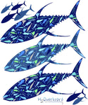 Tuna Camo Performance Shirt - Seafoam Green / Small - Performance Shirt - H2Overboard