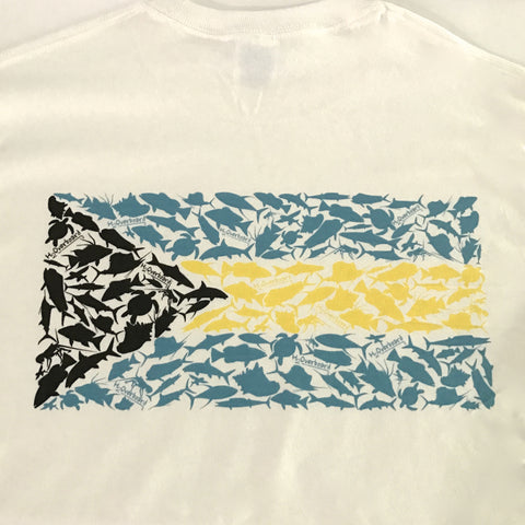 Bahamian Flag Cotton Shirt