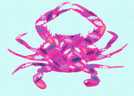 Greeting Card - Pink Crab