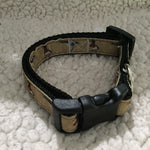 Dog Collar - 3/4" webbing - Small / Ducks on Black - Dog - H2Overboard - 12