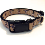 Dog Collar - 1" webbing - Large / Ducks on Black - Dog - H2Overboard - 17