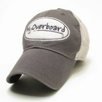 H2Overboard Trucker Hat - Gray w/ off white mesh - Hats and Visors - H2Overboard - 5