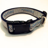 Dog Collar - 1" webbing - Large / H2Overboard on Navy - Dog - H2Overboard - 4