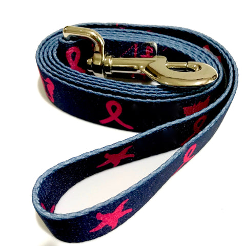 Pink Ribbon Leash