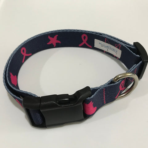 Pink Ribbon Collar