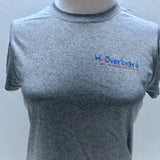 American Flag Ladies Short Sleeve Sport Shirt