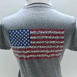 American Flag Youth Short Sleeve Sport Shirt