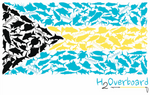 Bahamian Flag Sticker
