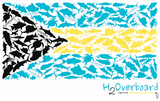 Bahamian Flag Sticker