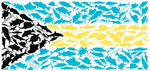 Bahamian Flag Sticker