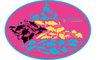 Bahamian Conch Oval Sticker