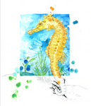 Greeting Card - Tangerine - Single - Greeting Card - Amber M. Moran