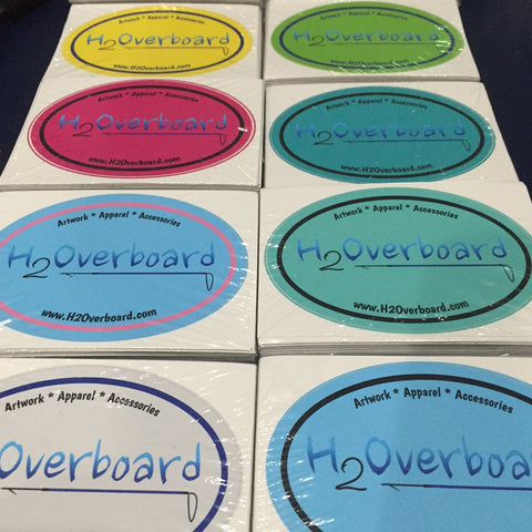 H2Overboard Oval Sticker -  - Stickers - H2Overboard - 1